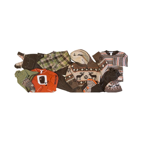 Janie and Jack Alpine Chalet Reversible Long-Sleeve Tee 3T - Picture 3 of 8